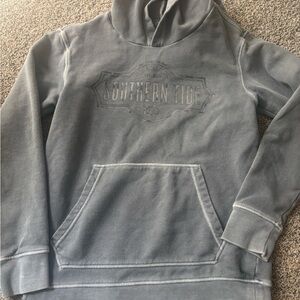 Southern Tide Boys Slate Gray Pullover Hoodie